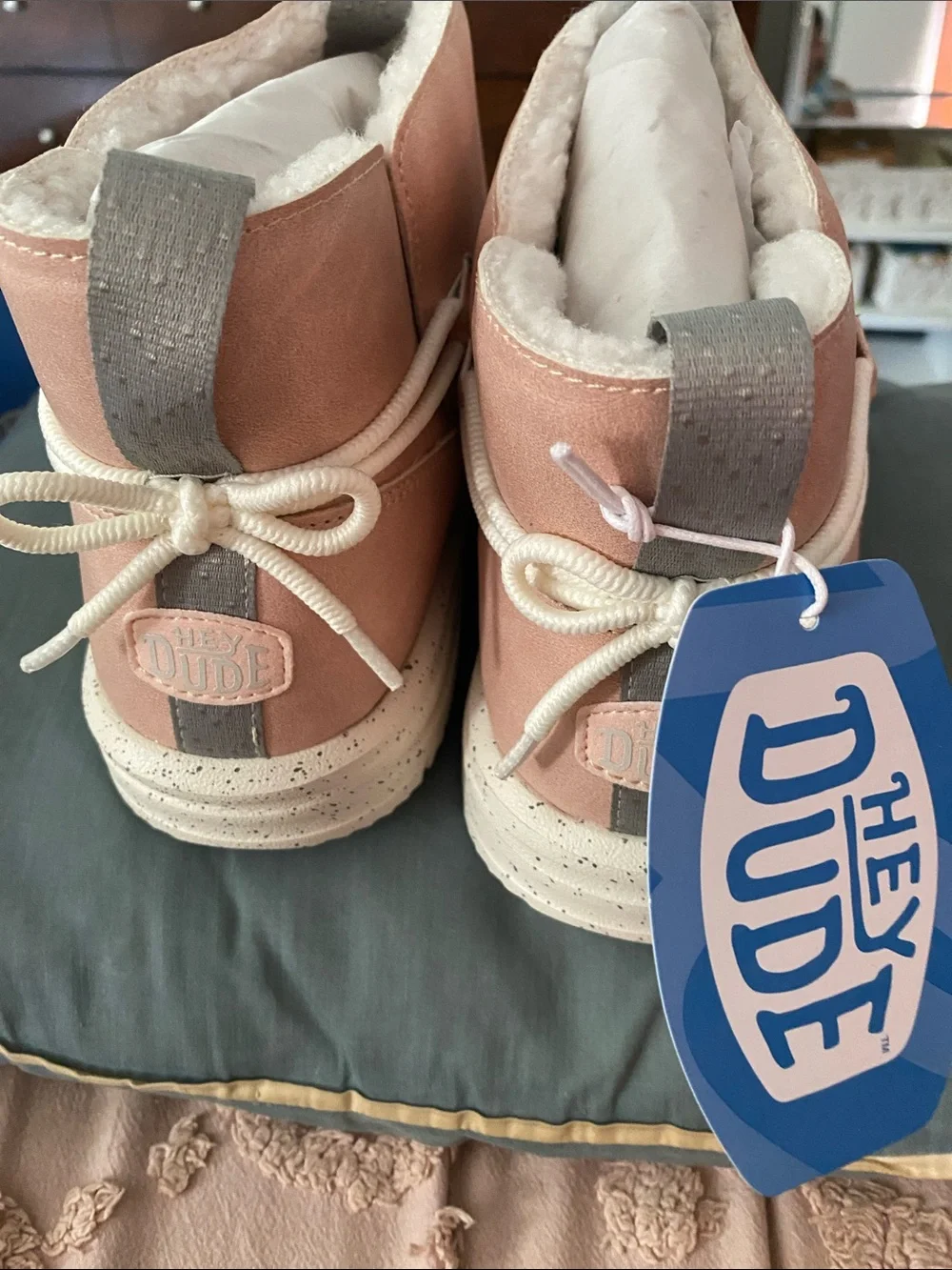 Hey Dude Kids Pink Ankle Boots